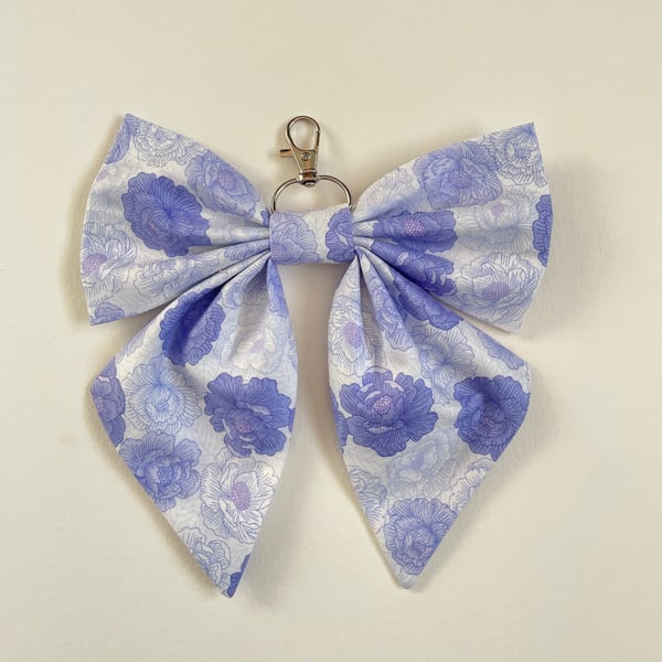 Purple Flowers accessory bow
