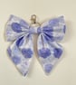 Purple Flowers accessory bow