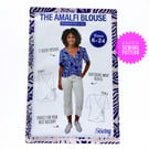 Paper Sewing Pattern, The Almafi Blouse, New and Unopened (Code 008T)