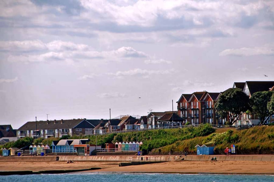 Clacton On Sea Beach Essex England UK Photograph Print