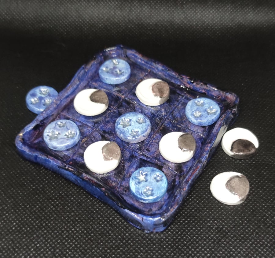 Moon & Stars Tic Tac Toe 
