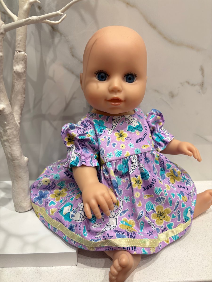 Large Baby Doll Mermaid Dress