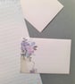 Letter Writing Paper Vase of Flowers, floral notepaper, pretty flower stationery - Image 3