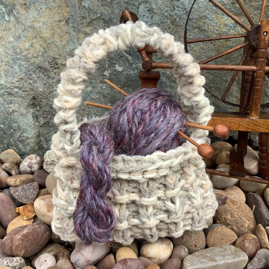 Little Hand Knitted Basket