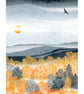 Autumn Mist Illustrated Art Print  - Image 5