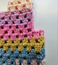 Retro crochet multi coloured vest top - Image 4