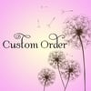Custom Order for Lace Flower Cufflinks