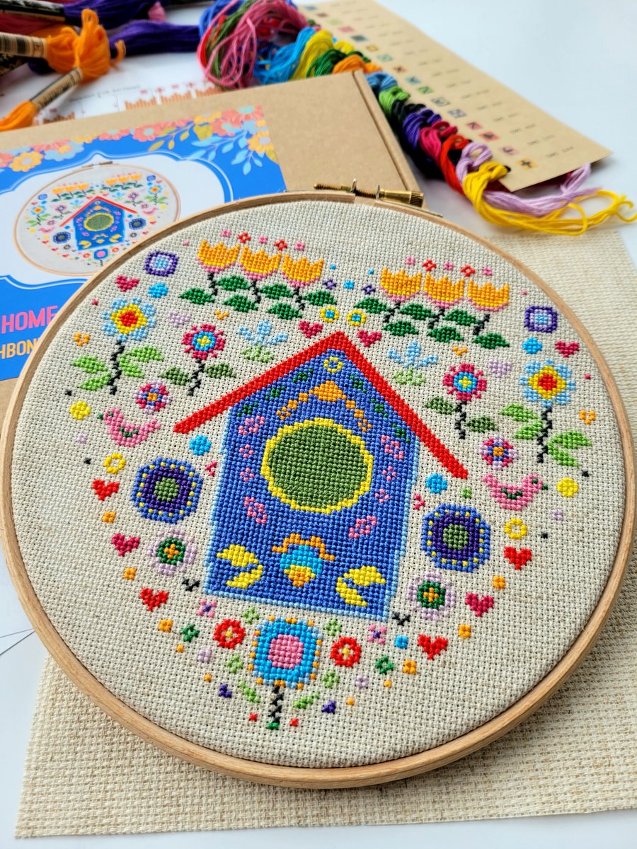 Home Sweet Home Cross Stitch Kit