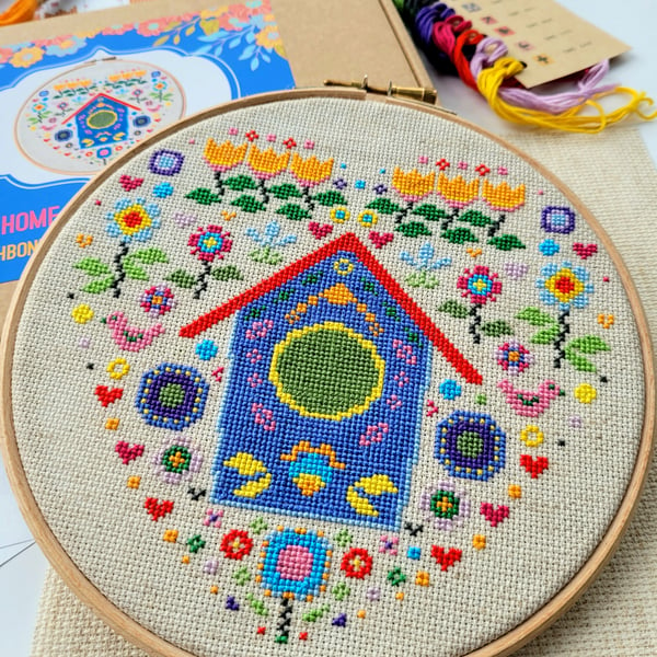 Home Sweet Home Cross Stitch Kit