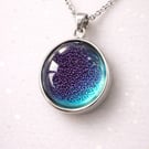Handcrafted resin pendants stunning colours