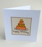 Personalised Embroidered Birthday Cake Card - Image 9