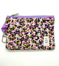 Coin purse, Quilted purse, Zipped card holder, Clip-in purse - violet - Image 8