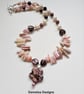 Artisan Pink Opal, Culture Pearls, Rhodanite & Rare Rhodochrosite Necklace  - Image 7