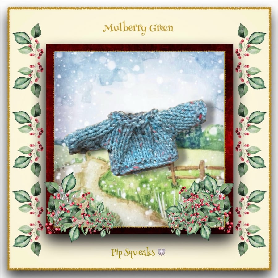 Pip Squeaks’ Blue Tweed Jumper