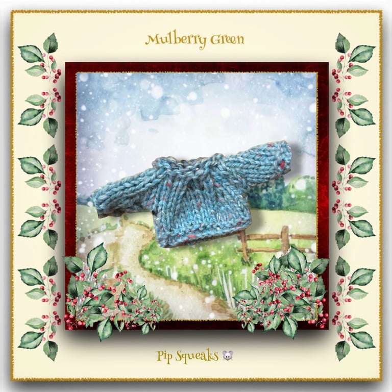 Pip Squeaks’ Blue Tweed Jumper