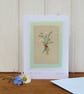 Little Flowers, delicate, freely stitched, every one unique - Image 1
