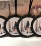 Paris Fashion Girl Gift Tags, Handmade Eiffel Tower Tags, Set of 4