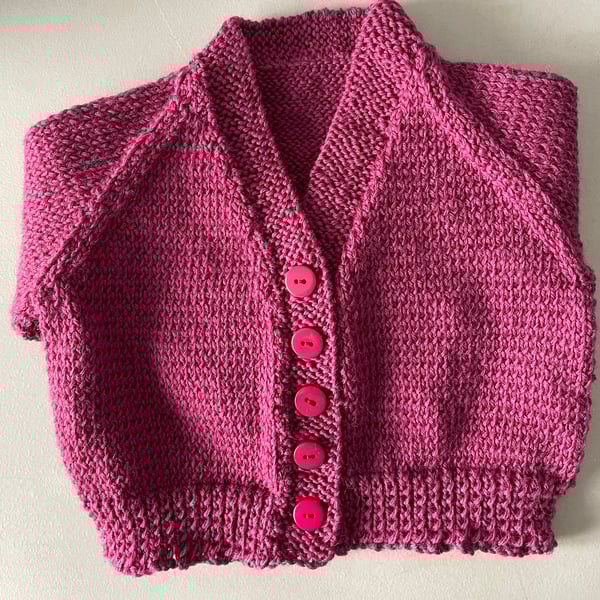 Hand Knitted Baby Jacket 3-6 months