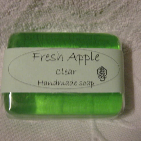 Fresh Apple Handmade Glycerine based soap