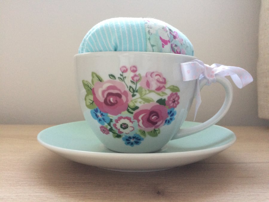 Tea Cup Pin Cushion