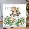 Happy Birthday Tiger Greeting Card