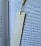 Wooden bookmark fox and owl woodland folk art design with tassel - Image 4