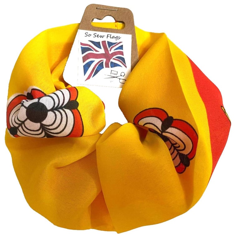 Hampshire Old Flag Hair Scrunchie Scrunchies Accessory Band Elastic