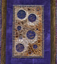 ABE001 -  Moon Abstract Embroidery Wall Hanging 12.5cm x 17.5cm - Image 4
