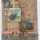 African adventure safari themed birthday card