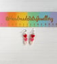 Hearts dangle stack Modern earrings - Image 5