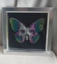 Gorgeous Skull Butterfly Resin Art Box Frame  - Image 1