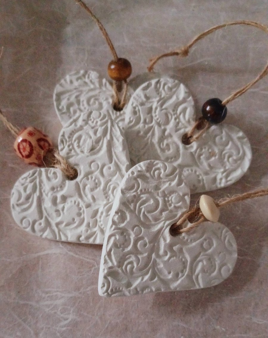 Handmade Clay Gift Tags, Scented Diffuser Hanging