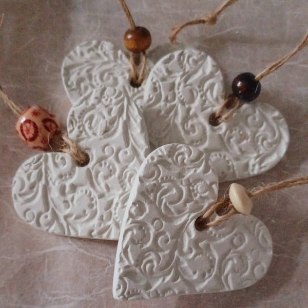 Handmade Clay Gift Tags, Scented Diffuser Hanging