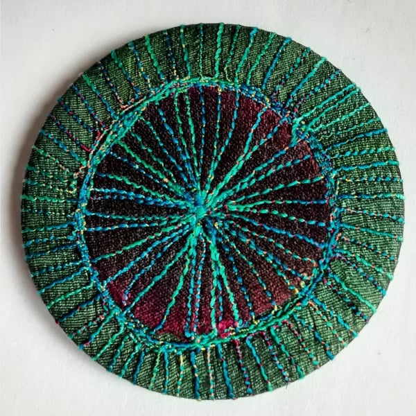 Perfectly Imperfect Pocket Mirror 58mm Fabric Pocket Mirror Handbag Accessory