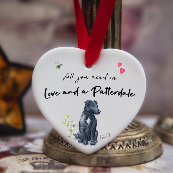 Love and a Patterdale Ceramic Heart
