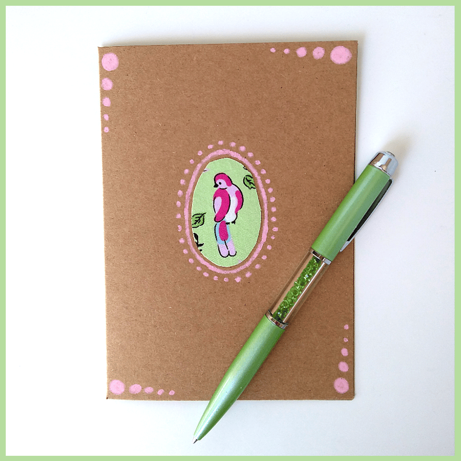 Pretty bird notelets – pack of 4 blank cards, POSTAGE INCLUDED