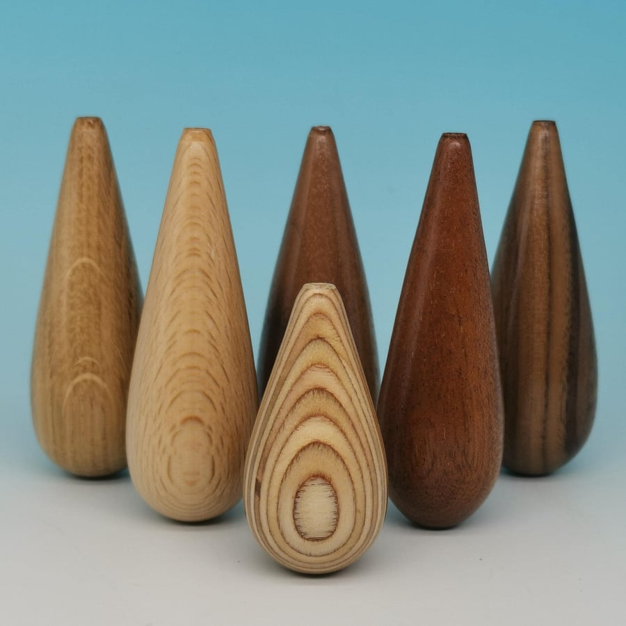 Wooden light pulls, ideal for bathroom, ceiling and fan pull cord switches