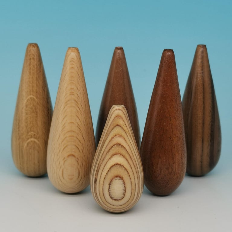 Wooden light pulls, ideal for bathroom, ceiling and fan pull cord switches