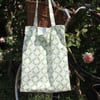 Vintage floral shopper made from Sanderson Fianne fabric - free postage