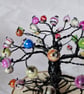 Small Wire Tree with Colourful Beads on a Wooden Base - Image 7