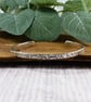 Silver Cuff - Embossed Abstract Pattern with Antiqued Finish. Size Medium