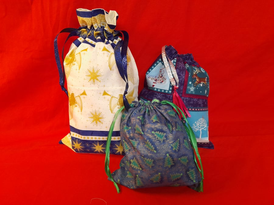 Gift Bags, Set of Three