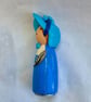 Jane Austen Handpainted Wooden Peg Doll - inspirational women - Image 6