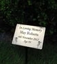 Custom Memorial Marker Heart Grave Ornament Grave Decoration  Engraved Memorial - Image 2