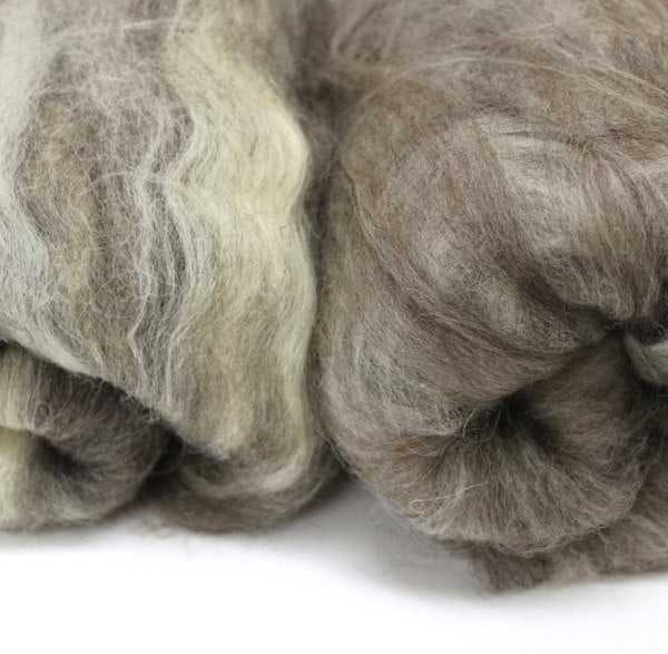 Natural Variety Breeds of Wool Carded Batt 200g 3.5 ounce