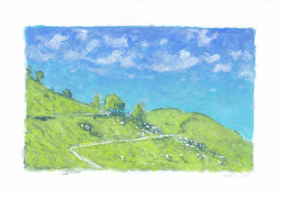 On A Summer's Day, Valley of Rocks, Devon