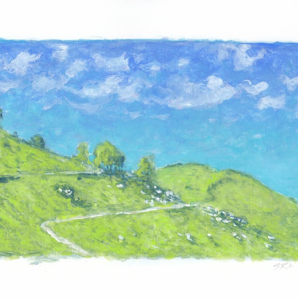 On A Summer's Day, Valley of Rocks, Devon