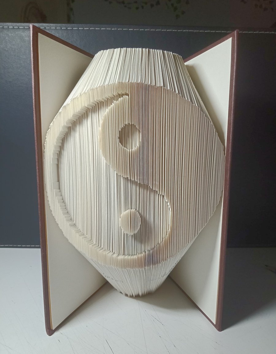 Yin Yang, COMBI Book Folding Pattern - EMAILED PDF PATTERN