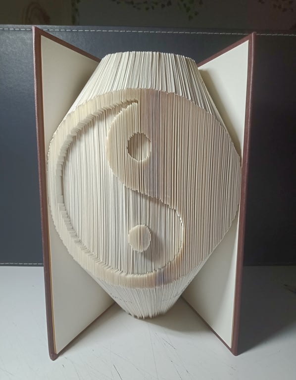 Yin Yang, COMBI Book Folding Pattern - EMAILED PDF PATTERN