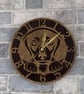 Wooden Dog Wall Clock – 250mm Dog Lover Gift